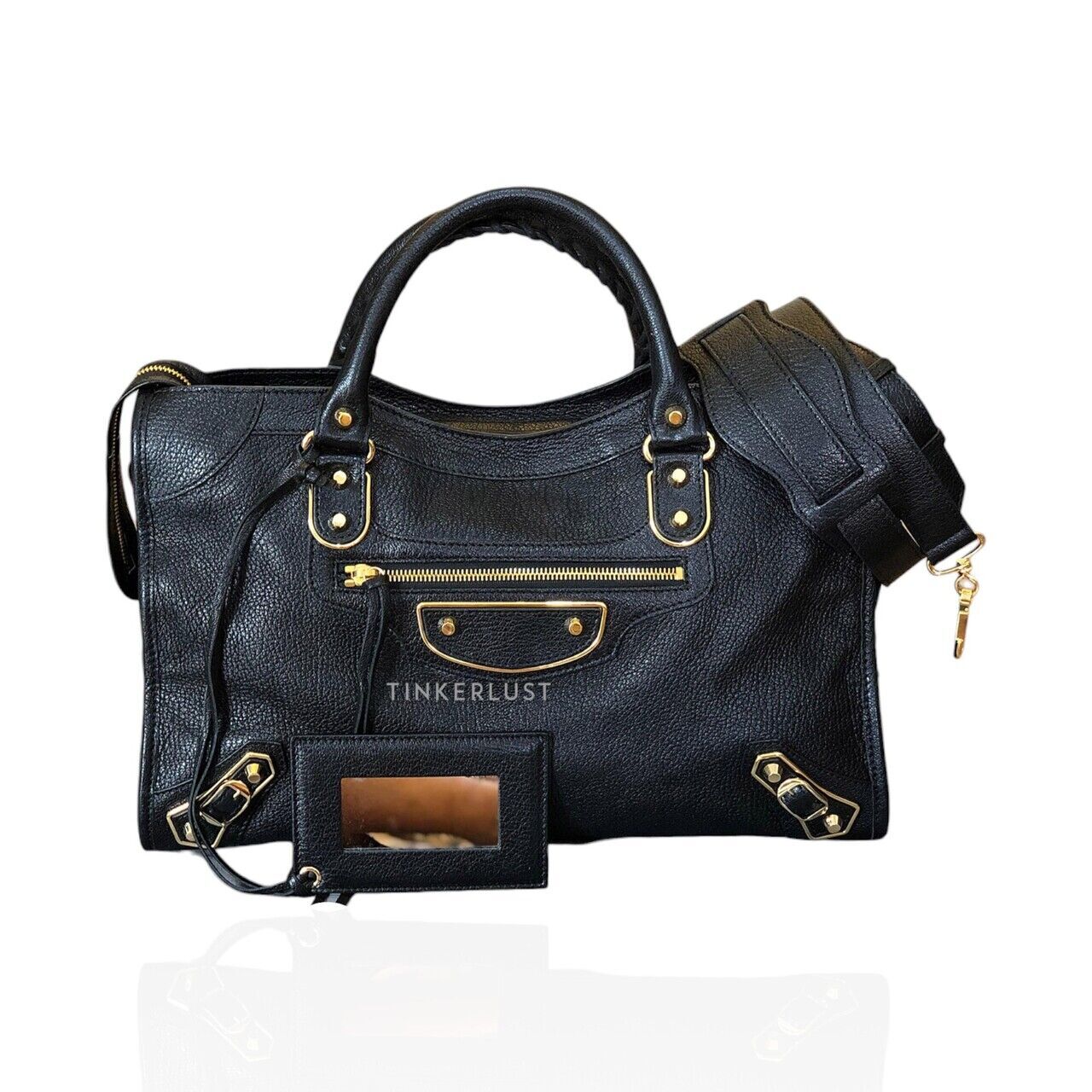 tas satchel Balenciaga City Edge Regular GHW 2018 Satchel Tinkerlust